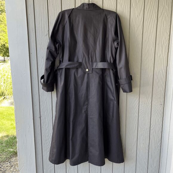 Vintage 70s–80s London Fog Maincoats Trench Coat Wool Liner Union Made USA 8 - Picture 7 of 12